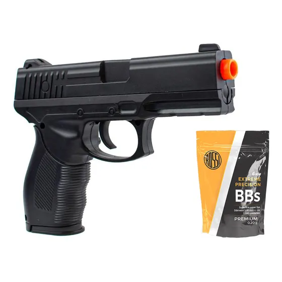 Pistola Airsoft 24/7 Spring Rossi Vigor 6mm + 1000 Bbs 0.20g