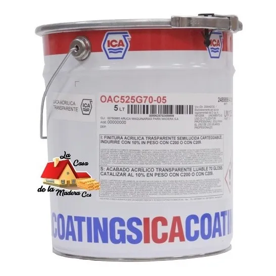 Laca Ica Acrilica Transparente Satinada (oac525g70-05)