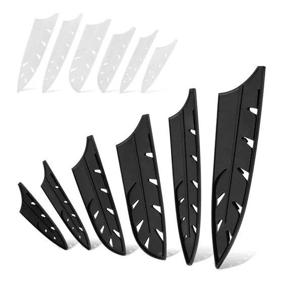 Xyj Juego De 12 Protectores De Filo De Cuchillos, Cubierta D