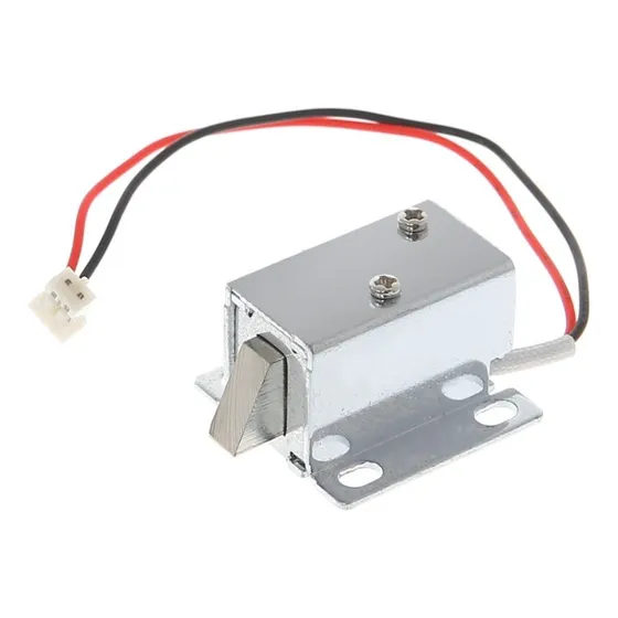 Cerradura Eléctrica Pestillo Electrónico Solenoide Arduino  Metalico