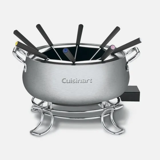 Juego De Olla Electrica Foundue 8 Tenedores 3 Lts Cuisinart