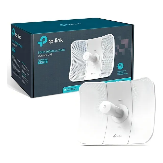 Access Point Cpe Exterior 5ghz 300mb 23dbi Tp-link Cpe610