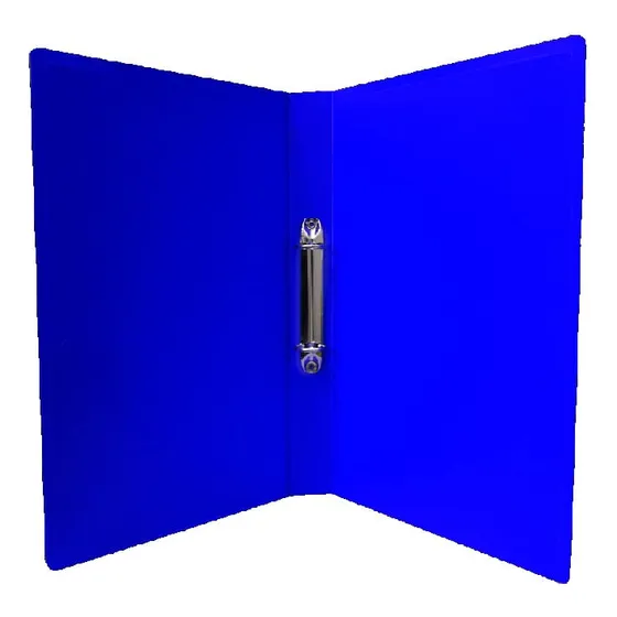 Carpeta 02 Anillos A4 Plástica Azul Electrico