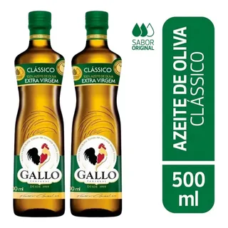 Kit C/ 2 Azeite De Oliva Extra Virgem Gallo 500ml Kit C/ 2 Azeite De Oliva Extra Virgem Gallo 500ml