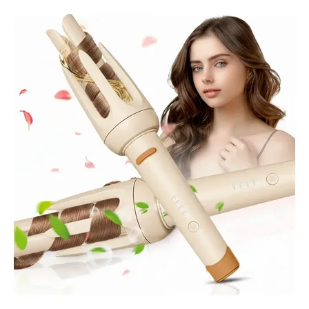 Modelador De Cachos Automático Belifou Cerâmica 32mm 210°c Cor Bege