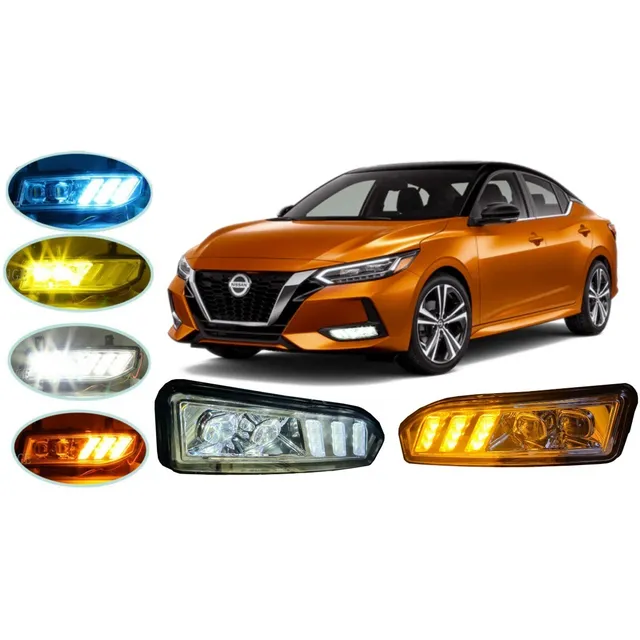 Biseles Led Drl Faros De Niebla Nissan Sentra 2020 2021