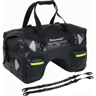 Alforja Para Motocicleta Wild Heart, 70l, Pvc, Impermeable Alforja Para Motocicleta Wild Heart, 70l, Pvc, Impermeable