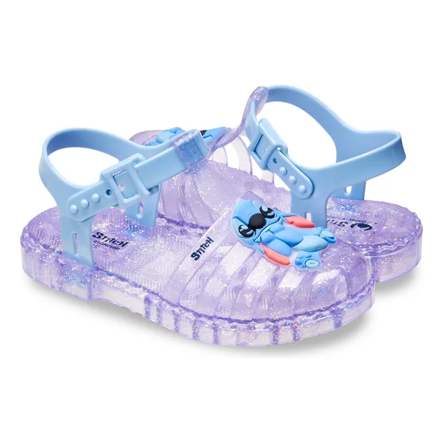 Sandália Casual P/ Meninas Stitch Disney Duo Grendene Kids