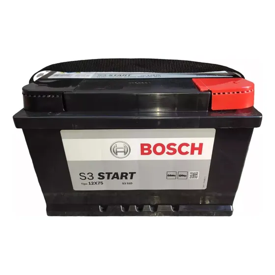 Bateria Autos 12x75 Bosch Diesel- Gnc / Envio A Interior