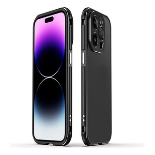 Funda De Teléfono Con Marco Metálico Para 14 Pro Max-. Funda De Teléfono Con Marco Metálico Para 14 Pro Max-.