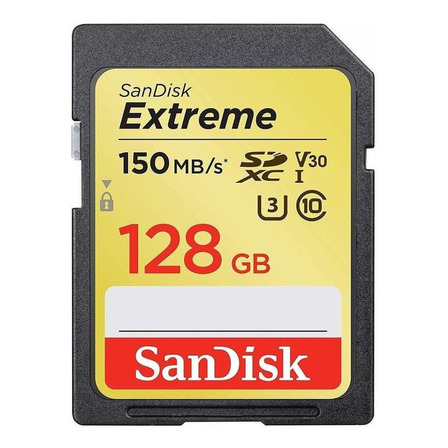 Cartão de memória SanDisk SDSDXV5-128G-GNCIN  Extreme 128GB