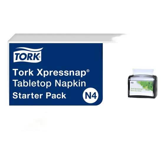 Servilletero Tork Xpressnap Signature N4 Negro +1 Rep Serv