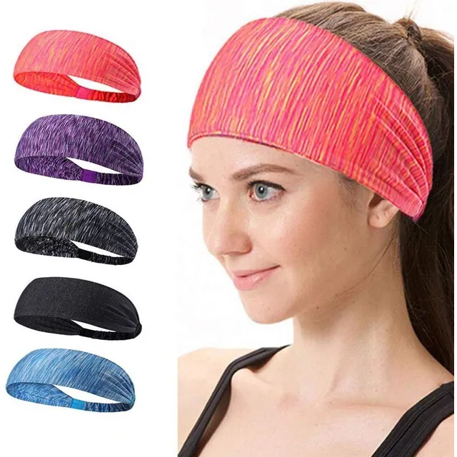 Bandas Para El Cabello. Set 5 Fitness Yoga Pilates.  