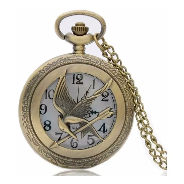 Reloj Cadena Sinsajo Los Juegos Del Hambre Collar Hunger