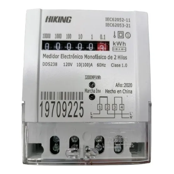 Contador Medidor Monofásico 120v Para Interior