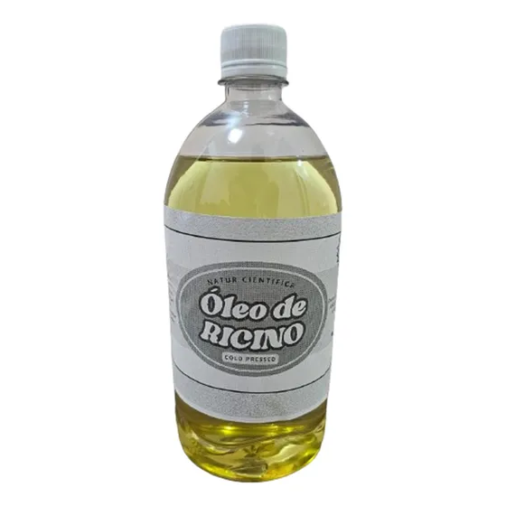 Óleo De Rícino Puro C/ Laudo De Análise 100% Orgânico 1lt