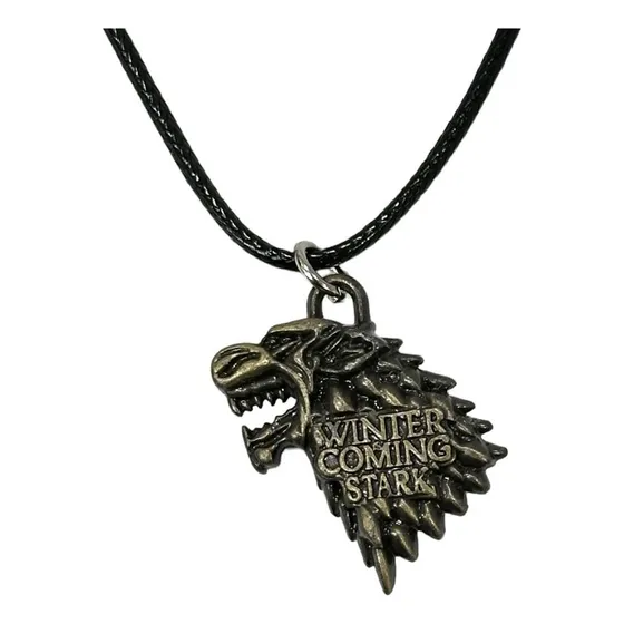 Collar Con Dije Game Of Thrones Casa Stark 