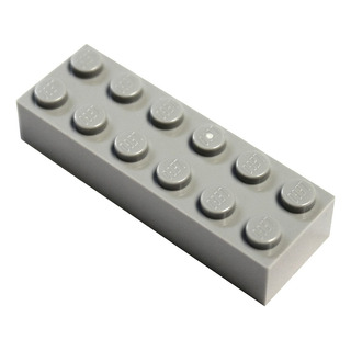 Lego Y Piezas: Gris Claro (gris De Piedra Media) 2x6 Ladrill Lego Y Piezas: Gris Claro (gris De Piedra Media) 2x6 Ladrill