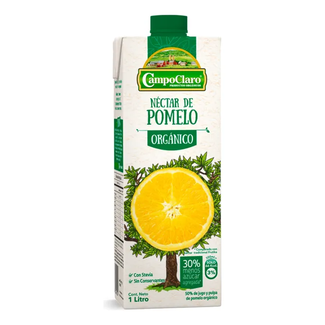 Jugo Nectar De Pomelo Campo Claro 1 L.