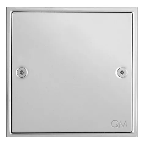 Tapa Ciega Centro Piso 10x10 Acero Inoxidable Quality Metal