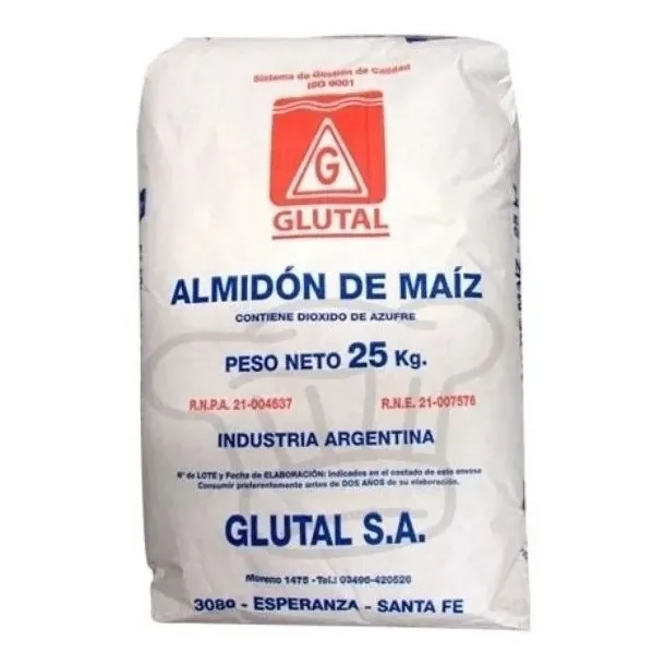 Almidon De Maiz Fecula X 25kg | Sin Tacc | Sin Gluten Glutal