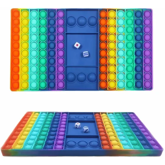 Juego Pop It, Tablero, Juego De Mesa, Anti Estrés, Dados