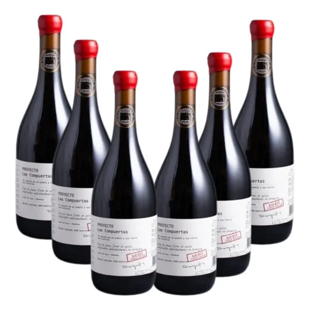 Vino Proyecto Las Compuertas Malbec 5 Suelos Durigutti X6 U 