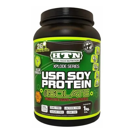 Usa Soy Protein 1 Kg Htn Veganos Vegetarianos Proteina Soja