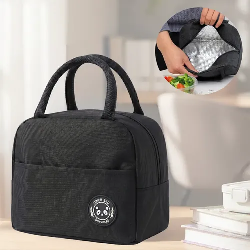 Insulated Lunch Bag Reusable Box Cute Toast Leakproof Coo-a3