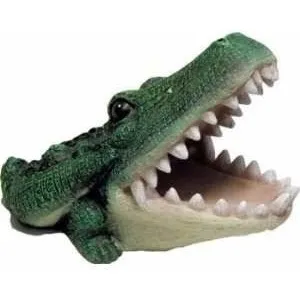Penn Plax Adorno Resina Pecera Cocodrilo Large , 25 Cms