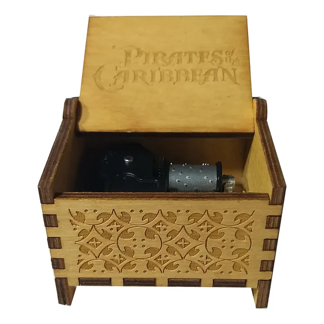 Caja Musical De Cuerda Piratas Del Caribe De Colección