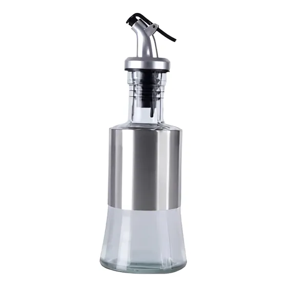 Botella Vidrio Aceitera Vinagre Aceite Oliva Cocina Dispensa