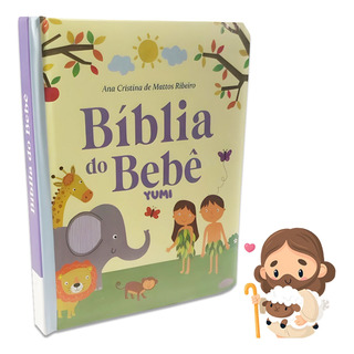 Mini Livro Bíblico A Bíblia Do Bebê - Edição Para Crianças Com Capa Almofadada Mini Livro Bíblico A Bíblia Do Bebê - Edição Para Crianças Com Capa Almofadada