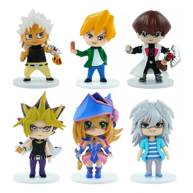 Set De Colección 6 Figuras De Yugioh Yu-gi-oh Anime 11 Cm X6
