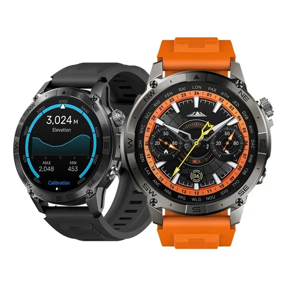 Smartwatch Zeblaze Stratos 2 Plus + Gps 3atm Saúde Esporte Caixa Preto Pulseira Preto