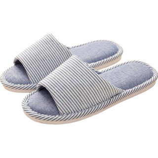 Pantuflas De Rayas Comodas Adultos Suaves Damas Caballeros Pantuflas De Rayas Comodas Adultos Suaves Damas Caballeros