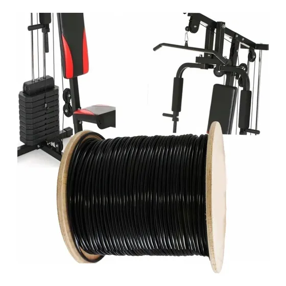 Cable Acero Forrado 10mt De 5mm Gimnasio Multigym Servicegym