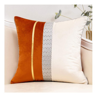 Cubierta De Almohada De Tirar De Terciopelo De Color Naranja Cubierta De Almohada De Tirar De Terciopelo De Color Naranja