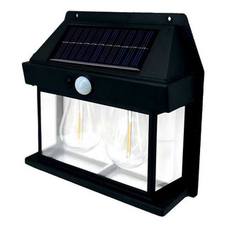 Pack X 2 Lampara Solar Led Ampolleta Doble Pared Aplique Pack X 2 Lampara Solar Led Ampolleta Doble Pared Aplique