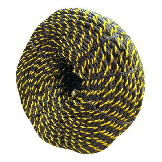 Cuerda Soga De Polipropileno De 8mm Uv Carrete De 24kg Negro