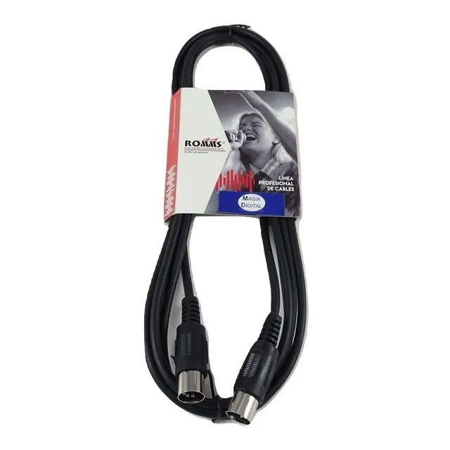 Cable Midi Romms Ms-410 5 Pines 3 Metros Profecional