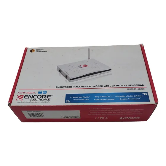 Router Encore Endsl-a2+wigx2 Blanco Inalámbrico