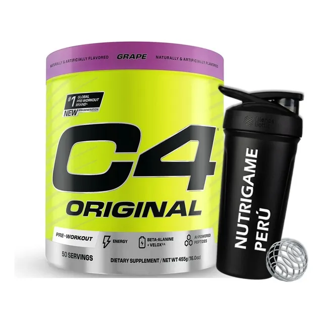 C4 Original 50 Servicios Pre Entreno - Tienda Fisica