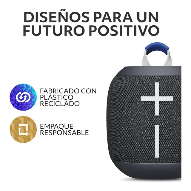 Parlante Logitech Negro Port. Wonderboom 4