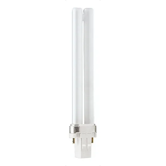 Foco fluorescente Philips PL-S 2P 13w/840 Tubular color blanco neutro 127V