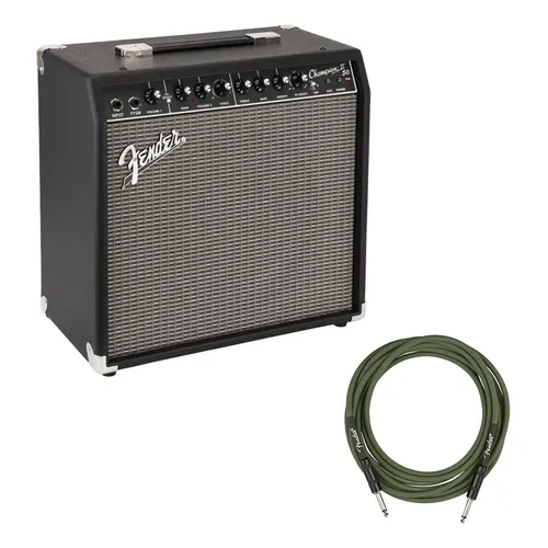 Amplificador Fender Champion II 25W Transistor + Cabo Jimi Hendrix