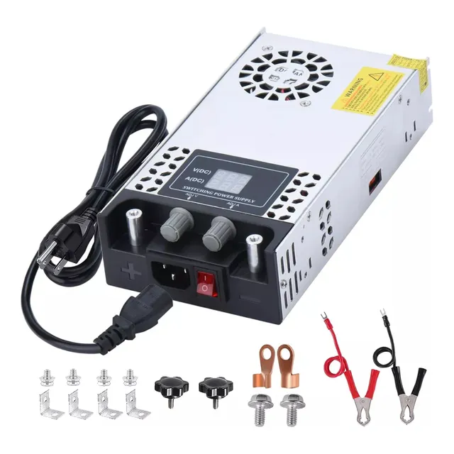 Nuofuwei Fuente De Alimentación Ajustable Dc 0-24v 600w