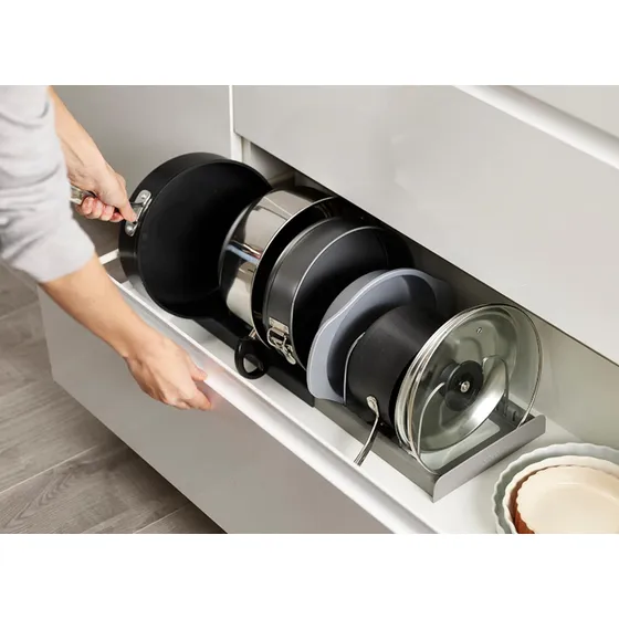 Organizador Para Sartenes, Tapas Y Utensilios De Cocina