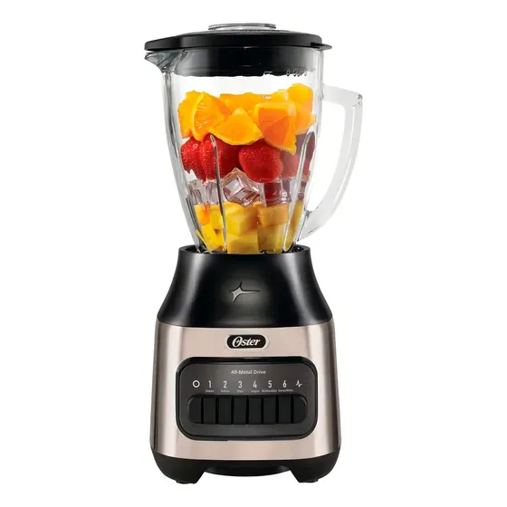 Licuadora Oster 800w Vidrio Boroclass Blstpeg-npb Negro