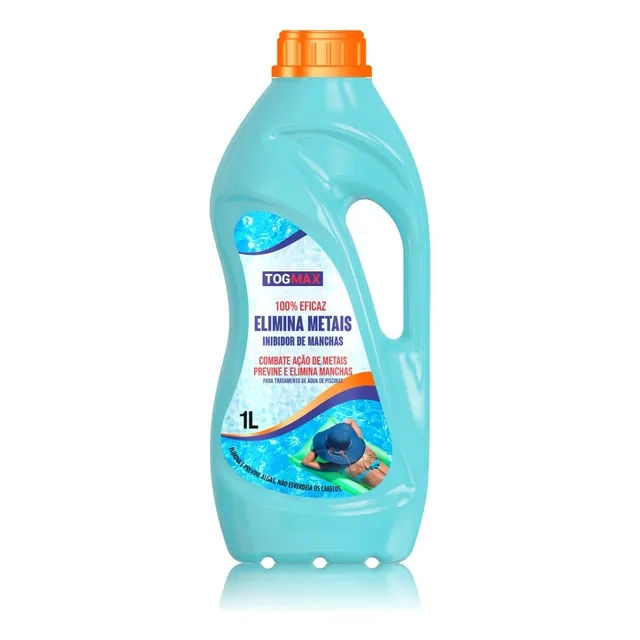 Removedor De Metais Para Água De Piscin 1 Litrotogmax